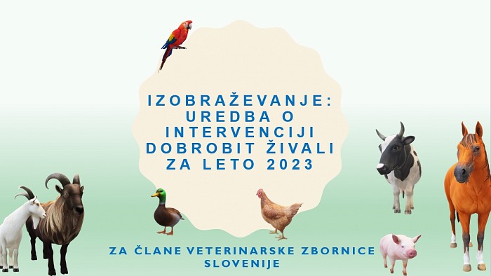 Izobraževanje: Uredba o intervenciji dobrobit živali za leto 2023 - PROGRAM /PRIJAVNI OBRAZEC